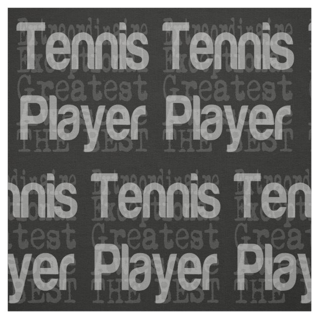 Tennis Player Extraordinator Stoff (Muster)