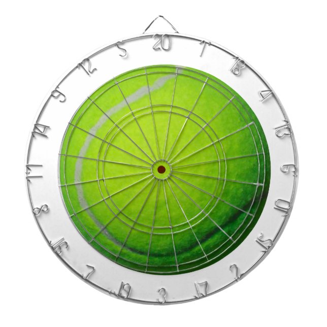 Tennis Player Fan Geschenkideen Dartscheibe (vorne)