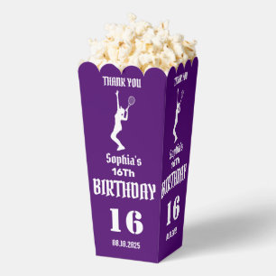 Tennis Player Girl, Birthday Girl Fevor Box Geschenkschachtel