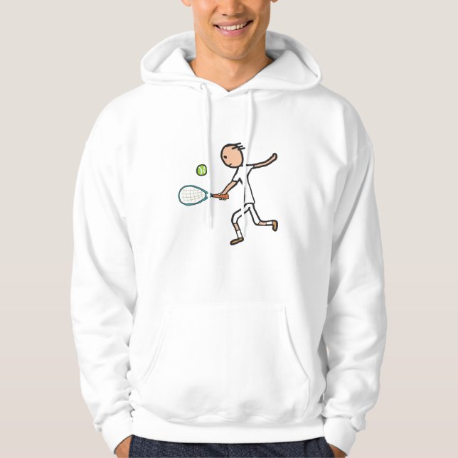 Tennis Player Hoodie (Vorderseite)