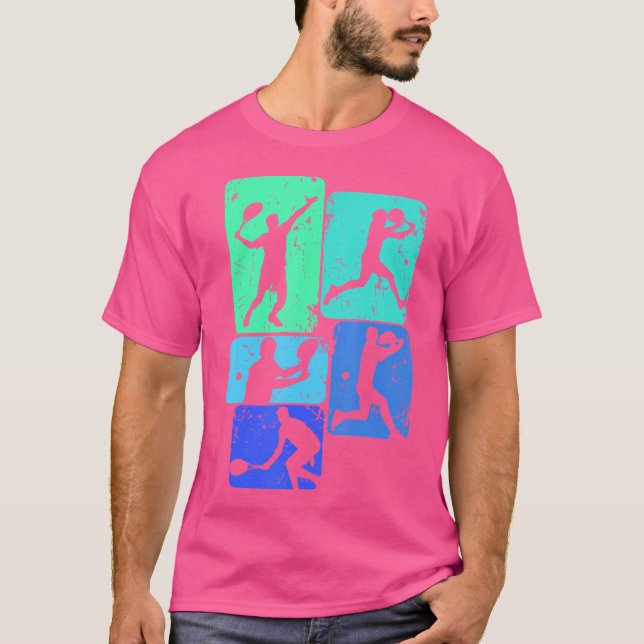 Tennis Player Jugend Jungen Kinder Männer T-Shirt (Vorderseite)