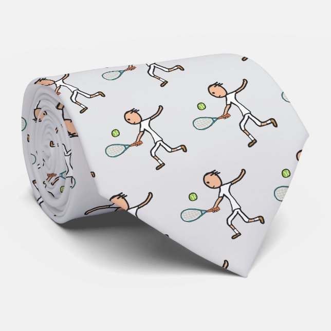 Tennis Player Krawatte (Gerollt)