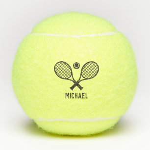 Tennis Player Name Monogram Personalisiert Tennisbälle