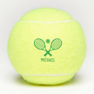 Tennis Player Name Monogram Personalisiert Tennisbälle