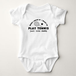 Tennis Player Säugling | Niedlich Tennis Fan Baby Strampler