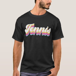 Tennis Player Tennis 80er 90 Retro Vintag T-Shirt