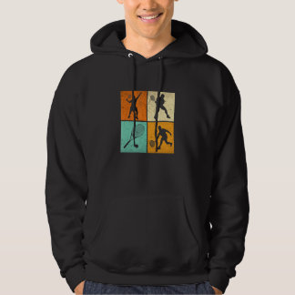 Tennis player  vintage for tennis fans hoodie