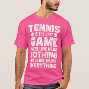 Tennis Playing Tennis Spielplatz Racket B T-Shirt