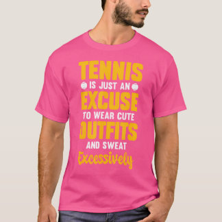Tennis Playing Tennis Spielplatz Racket B T-Shirt