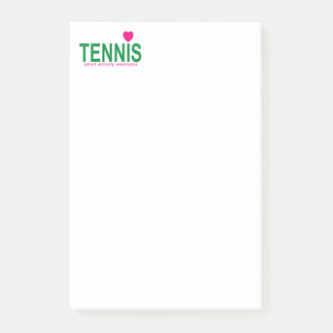 Tennis Post-it Klebezettel