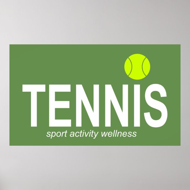 Tennis Poster (Vorne)