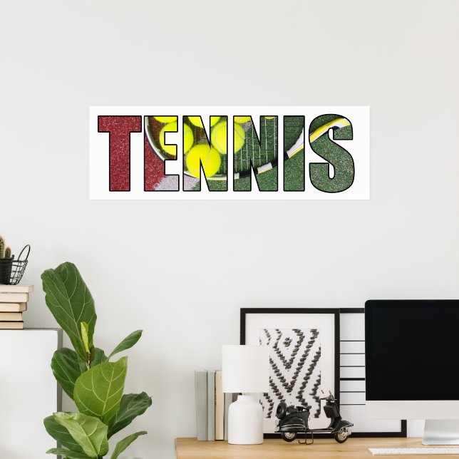Tennis Poster (Heimbüro)