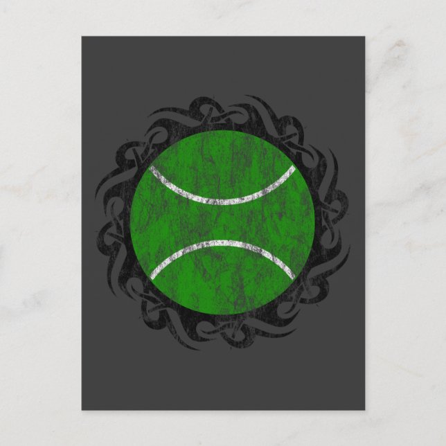 Tennis. Postkarte (Vorderseite)