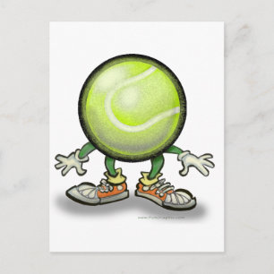 Tennis Postkarte