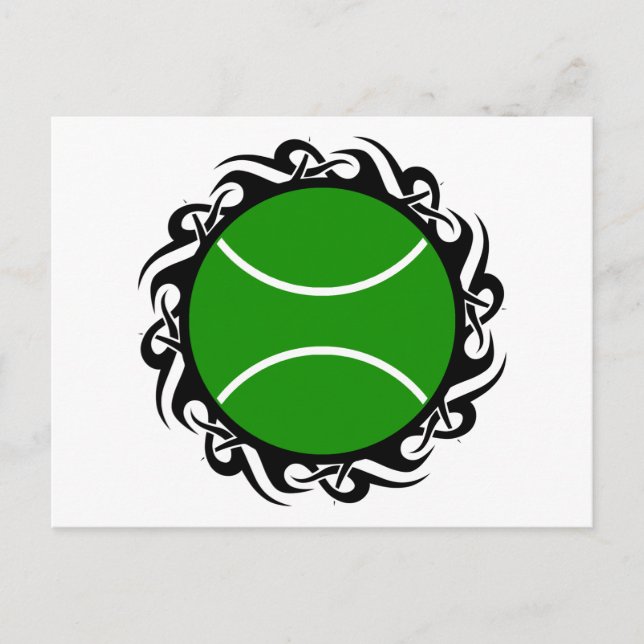 Tennis. Postkarte (Vorderseite)
