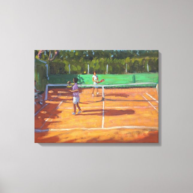 Tennis Practice Cap d’adge Frankreich 2013 Leinwanddruck (Vorderseite)