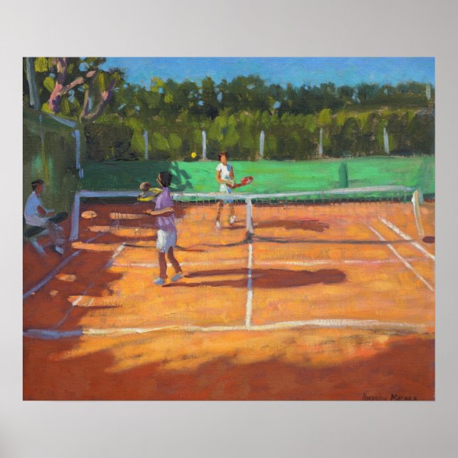 Tennis Practice Cap d’adge Frankreich 2013 Poster (Vorne)
