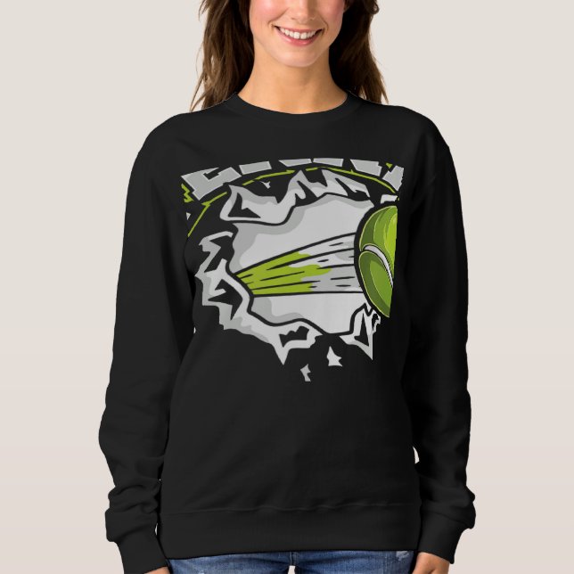 Tennis Professional  Player Trainer Tennis Sweatshirt (Vorderseite)