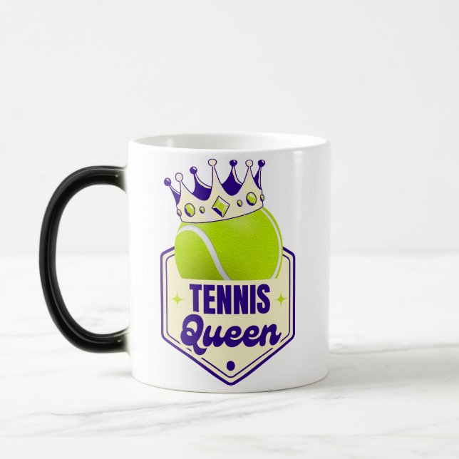 Tennis Queen - Court Style for Racket Royals Verwandlungstasse (Links)