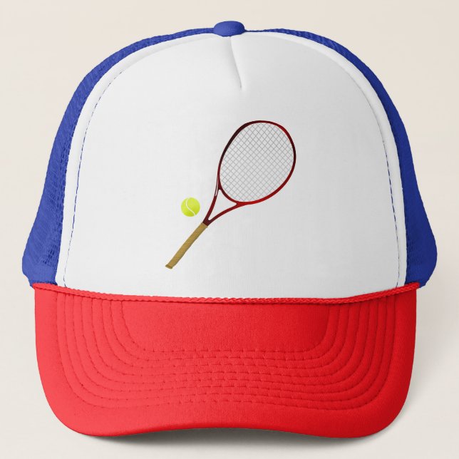 Tennis racket and ball truckerkappe (Vorderseite)