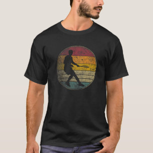 Tennis Racket Ball Geschenk Retro Style Vintag Fun T-Shirt