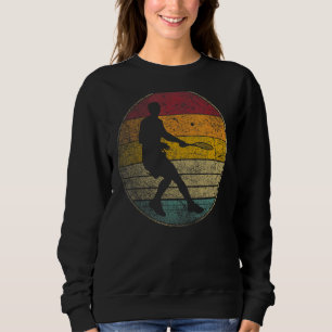 Tennis Racket Ball Retro Style Vintager 70er 80er  Sweatshirt