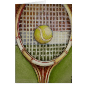 Tennis-Racket mit Ball-Lay vor Gericht