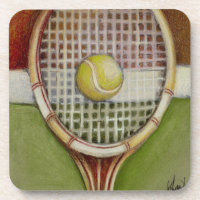 Tennis-Racket mit Ball-Lay vor Gericht
