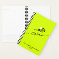 Tennis Racket Monogram Personalisiert unbedruckt