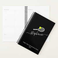 Tennis Racket Monogram Personalisiert undatiert