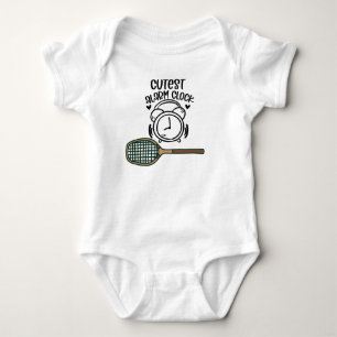 Tennis Racket niedlicher Wecker Baby Strampler