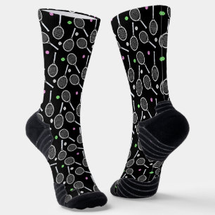 Tennis Racket Pattern Socken