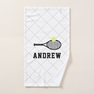 Tennis Racket Personalisiert Sport Handtuch