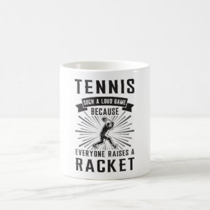 Tennis Racket Spieler Match Sport Funny Gift Idee Kaffeetasse