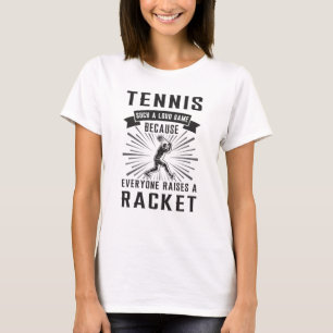 Tennis Racket Spieler Parco Tassino T-Shirt