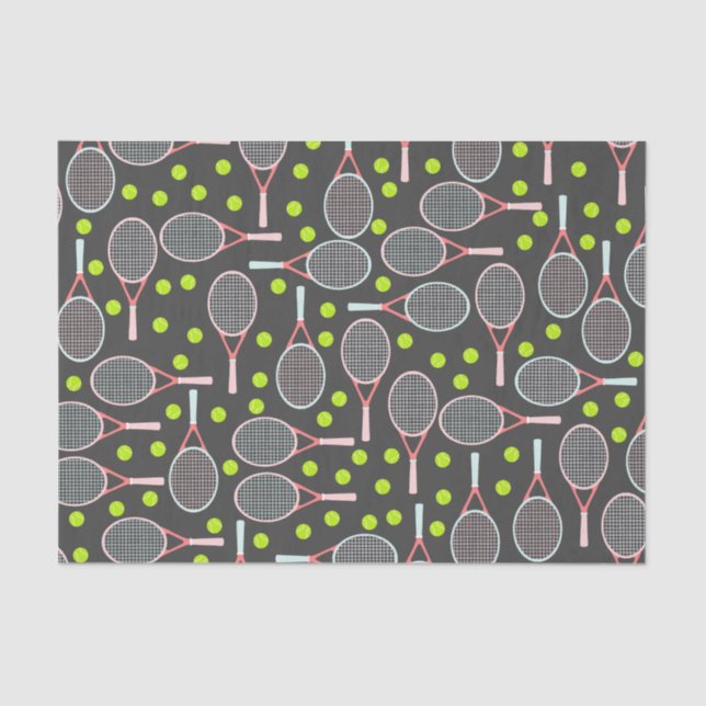 Tennis Racket Tissue Seidenpapier (Vorderseite)