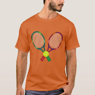 Tennis-Rackets & Ball T-Shirt