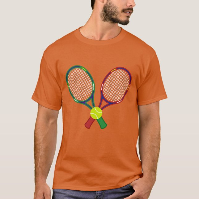 Tennis-Rackets & Ball T-Shirt (Vorderseite)