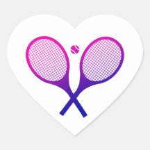 Tennis Rackets Magenta bis Lila Ombre