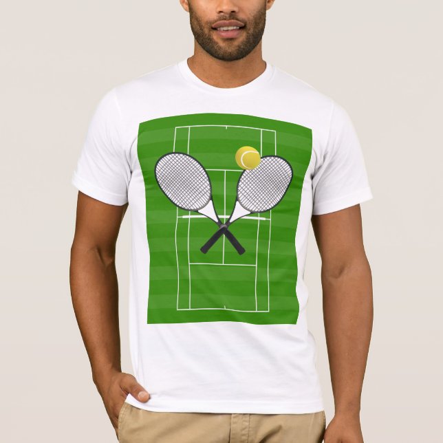 TENNIS RACKETS & Tennisball T-Shirt (Vorderseite)
