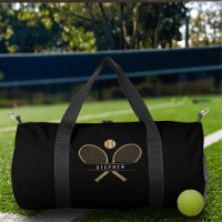 Tennis-Rackets und Individuelle Name