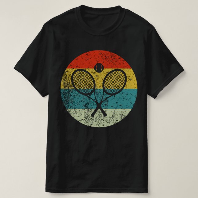 Tennis-Retro Vintag T-Shirt (Design vorne)