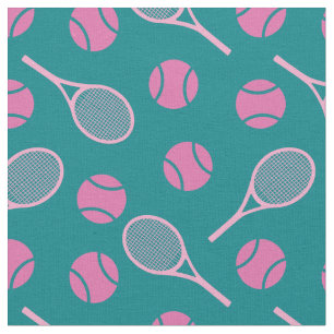 Tennis: Rosa Schläger - anpassbar! Stoff