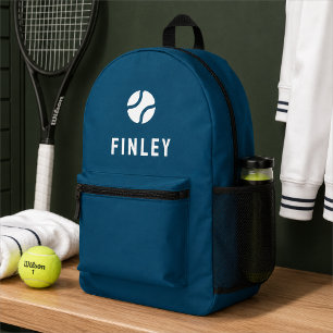 Tennis-Rucksack   Name des Spielers Sporttasche Bedruckter Rucksack