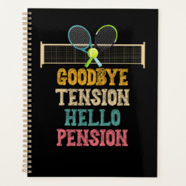 Tennis Ruhestand Lee Spannung Hallo-Pension Planer