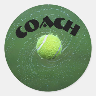 Tennis Runder Aufkleber