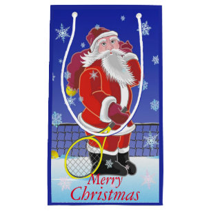 Tennis Sankt, frohe Weihnachten, Kleine Geschenktüte