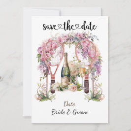 Tennis Save the Date Einladung zur Hochzeitsfeier