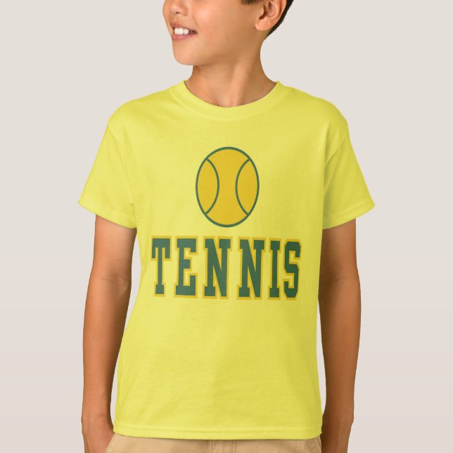 Tennis scherzt T - Shirt (Vorderseite)