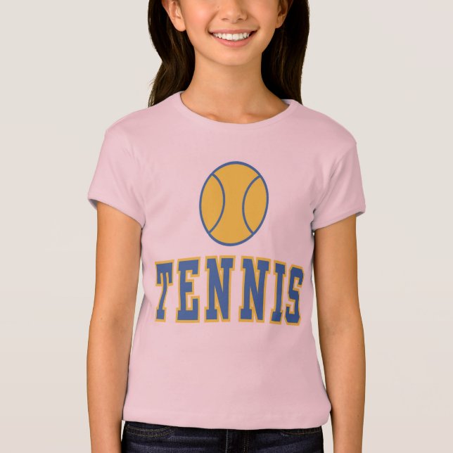 Tennis scherzt T - Shirt (Vorderseite)